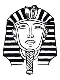 Egyptian postiche or false beard.