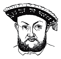 Henry VIII brought the beard back into fashion.