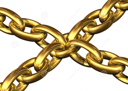 Golden chains.