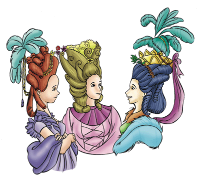 Hair styles of 18th century