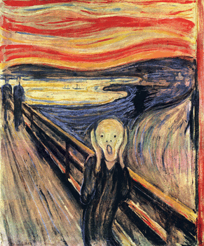 Edvard Munch's, The Scream.