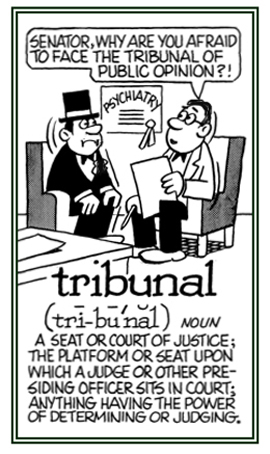 A court of justice.