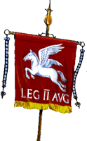 Ancient Roman vexillum flag image