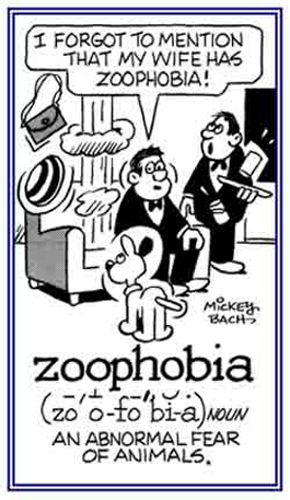 Word Information - search results for: zoophobia