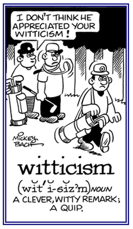 Word Information - search results for: witticism